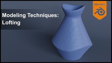 Blender3D | SubD Modeling Techniques: Lofting