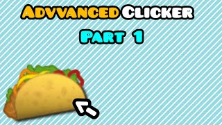 How to make a clicker game in scratch . Advanced clicker game tutorial . Part - 1 . #subscribe