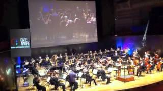 Colin Lane at the Impossible Orchestra concert