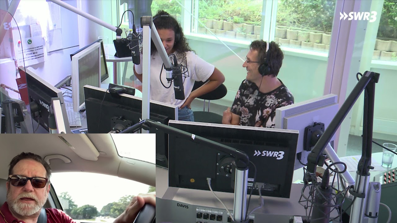 Doug visits (virtually) SWR3 in Baden-Baden Germany