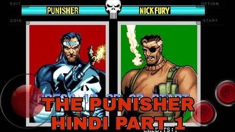 Arcade emulator hindi the punisher gameplay part 1 Fighting