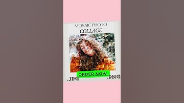 I will create Mosaic Photo Collage as unique gift on Fiverr - #fiverr   #photo  #mosaic #shorts