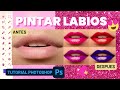 COLOREA LABIOS CON ESTE METODO EN PHOTOSHOP #tutoriales