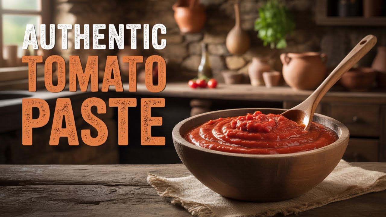 Authentic Homemade Tomato Paste | Old-Fashioned Recipe from the Village Kitchen