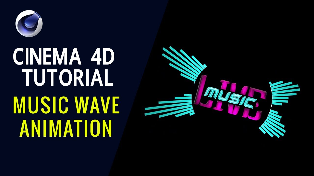 Music Wave Animation - Cinema 4D Tutorial - YouTube