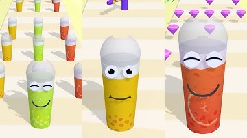 Juice Run ( Android/ iOS ) Gameplay Level 56 - 60