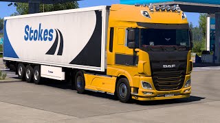 ETS 2 - Mozzarela Transport from Stuttgart with a DAF XF Euro 6 Part 2