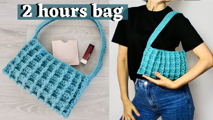 Crochet Shoulder Bag Tutorial for Beginners - EASY & FREE Pattern 