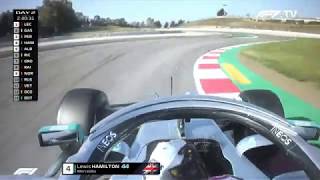 Mercedes active toe change - Hamilton pulls steering wheel