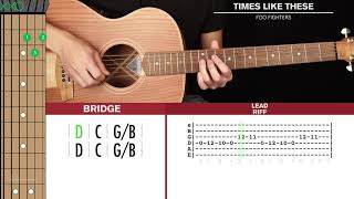 Times Like These Guitar Cover Foo Fighters 🎸|Tabs + Chords|