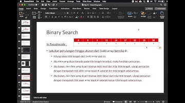 Binary Search - Algoritma dan Pemrograman II