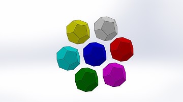 How to get Dodecahedron out of Sphere by SolidWorks / 3D CAD