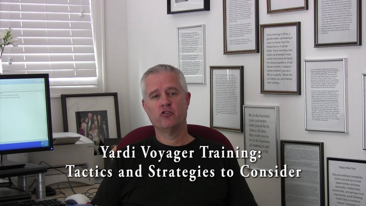 yardi voyager training videos