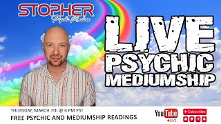 Thursday Night Live - Psychic Mediumship Readings with Stopher Cavins