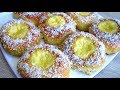 Булочки с Кремом и Лимонной глазурью. Вкуснейший рецепт!