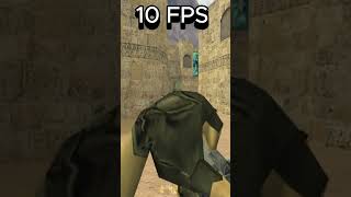 Counter Strike 1.6 / 1 FPS VS 30 FPS #shorts #fpsgames