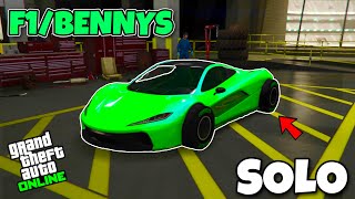 HOW TO MAKE YOUR OWN DONOR CARS IN GTA 5 ONLINE F1/BENNYS 1.68! EASY METHOD TUTORIAL 1.67!