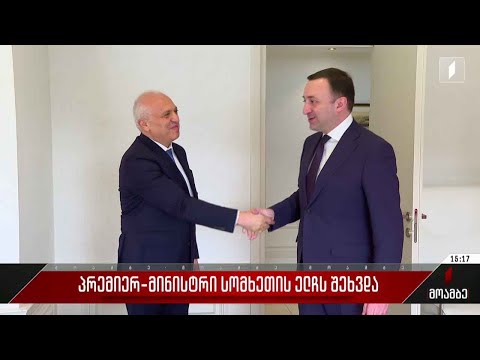 პრემიერ-მინისტრი სომხეთის ელჩს შეხვდა