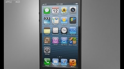 3D Model Apple iPhone 5 Black at 3DExport.com