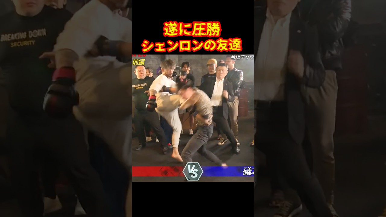 実はクソ強いやつだった！#ブレイキングダウン20 #朝倉未来 #シェンロン #shorts