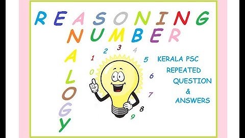 Secretariat Office Attendant Syllabus based Reasoning -Number Analogy KeralaPSC || Kerala PSC Exams