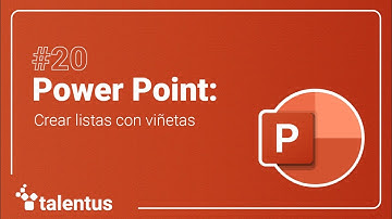 PowerPoint: Crear listas con viñetas
