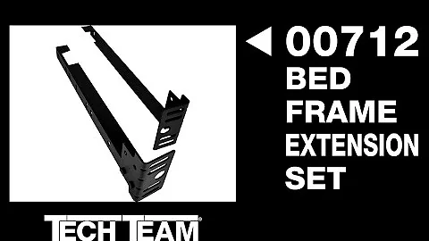 Tech Team's #00712 Extensions for Metal Bed Frames for Attaching Headboards and Footboards