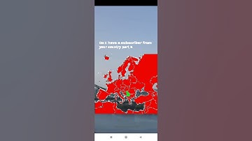 Do I have a subscriber from your country part 2 #europe #mapper #map #subscribers