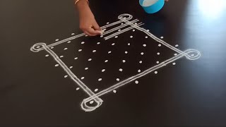 Kambi Kolam | Sikku Kolam | Neli Kolam with 11 - 1 Dots by Tamil Kolangal