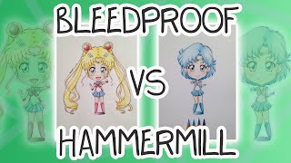 Copic Sketch - Bleedproof Paper Vs Hammermill Paper