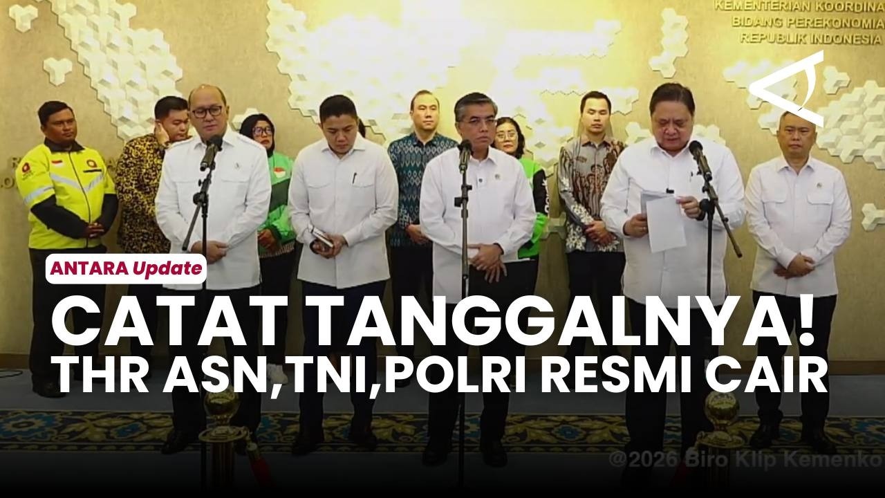 Catat Tanggalnya! THR ASN, PPPK, Polri, TNI dan Pensiunan Resmi Cair