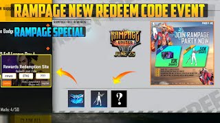 Rampage New Redeem Code Rewards | New Rampage Event Redeem Code