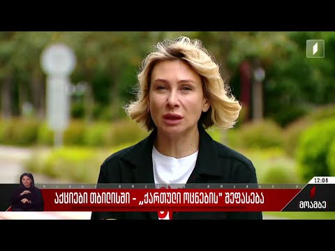 აქციები თბილისში - „ქართული ოცნების“ შეფასება