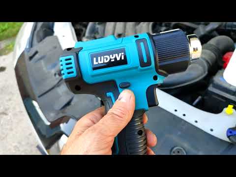 Видео: Беспроводной ручной фен LUDYVI на аккумуляторе.