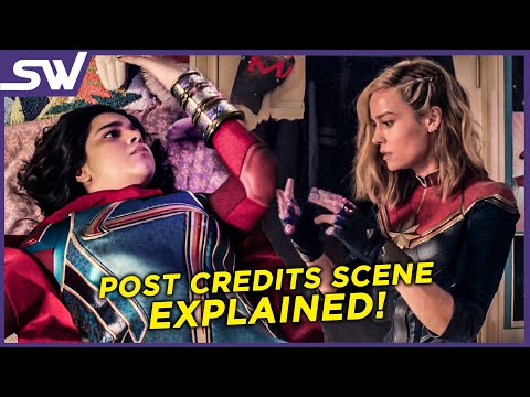 How Captain Marvel Ended Up On Earth | Ms Marvel Post Credits Scene EXPLAINED