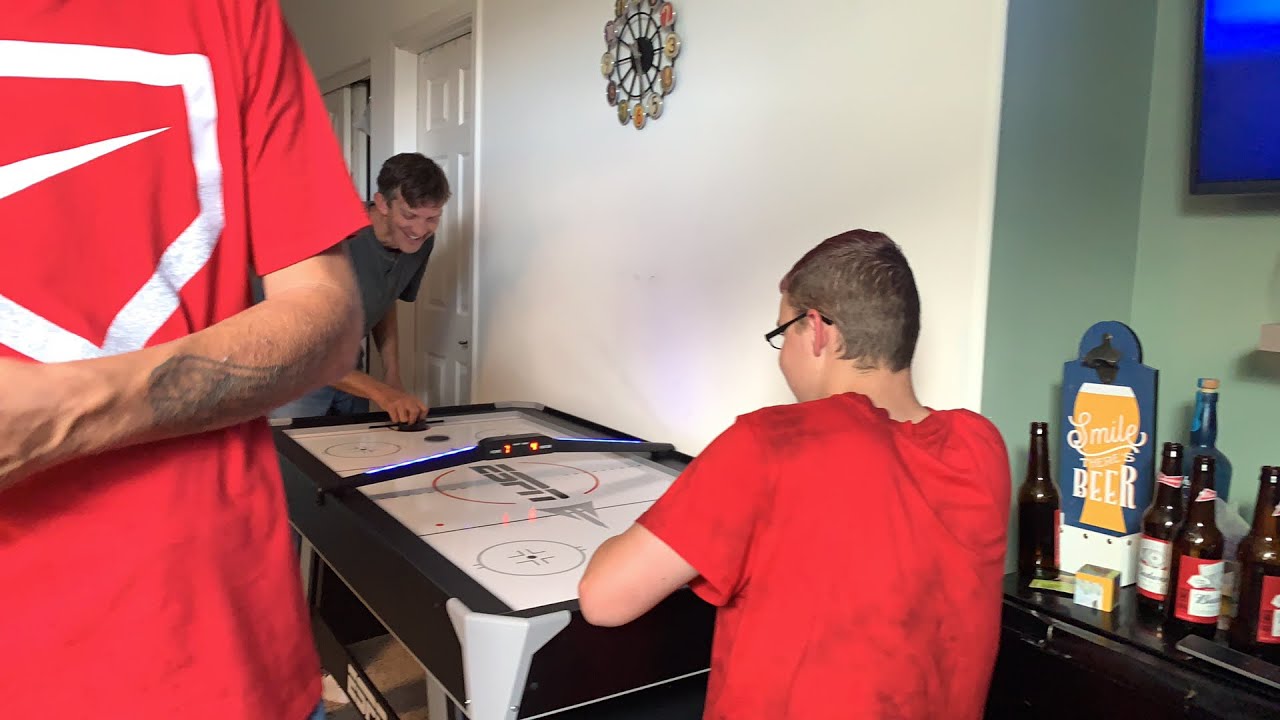 ESPN air hockey review YouTube