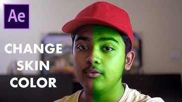 Changing Skin Color in a Video: After Effects Tutorial