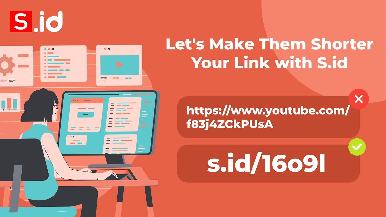 Is your link very long? let's shorten it with s.id! just one click