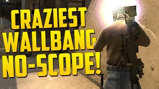 WALLBANG NOSCOPE! - CS GO Funny Moments in Competitive