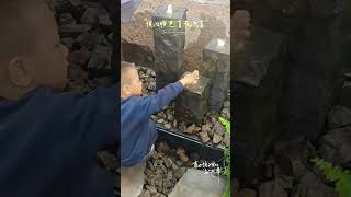 basalt fountain #basaltcolumn #stonewaterfountain