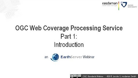 Introduction to WCPS - Part 1: Basic