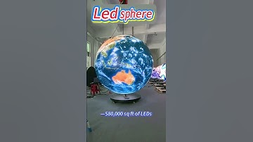 Experience LED Sphere Display – 360° Visual Revolution from Vegas MSG Sphere to Your Space #ledsign