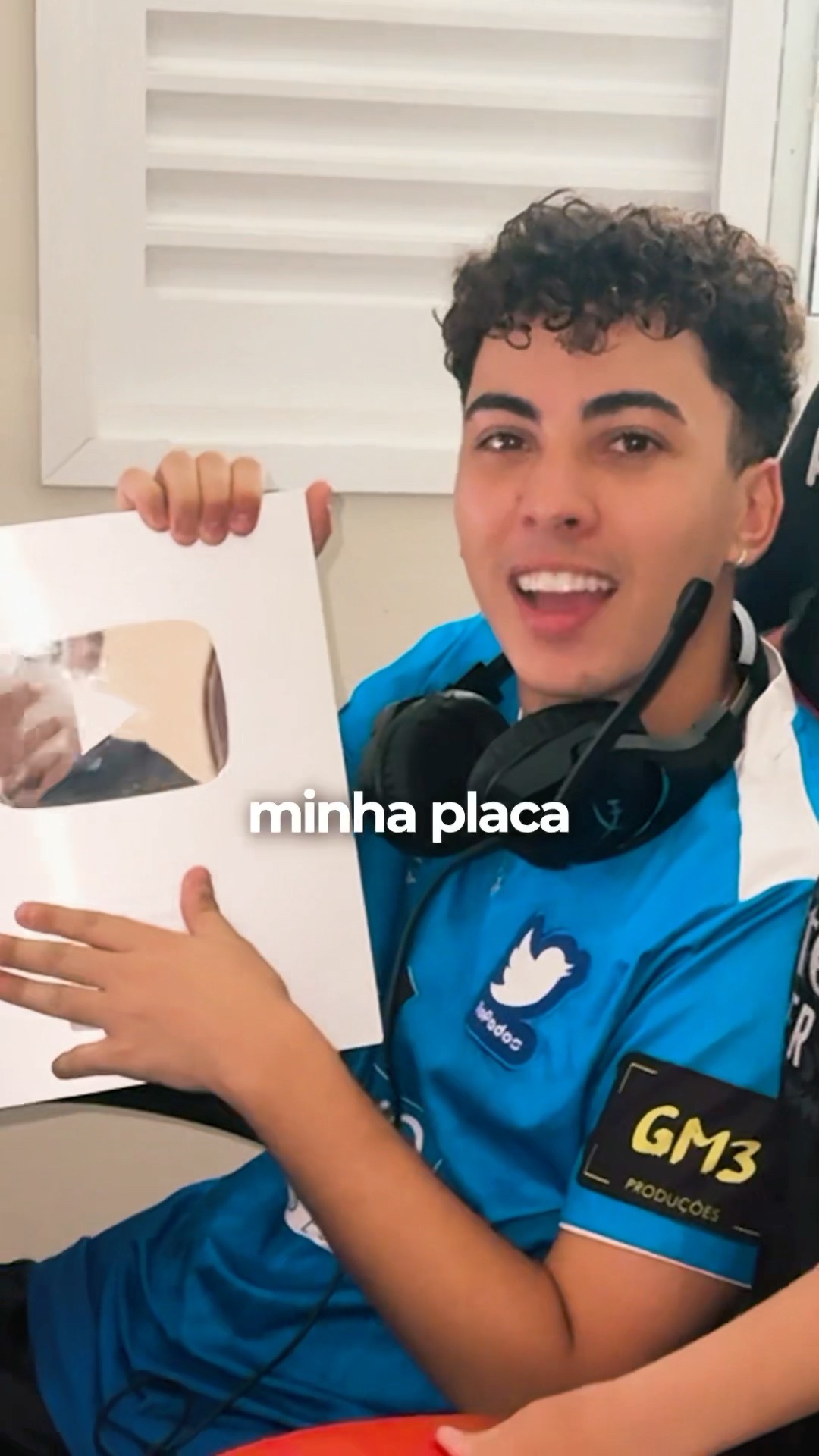 ELES NÃO QUEBRARAM MINHA PLACA DO YOUTUBE DE VERDADE!! ?