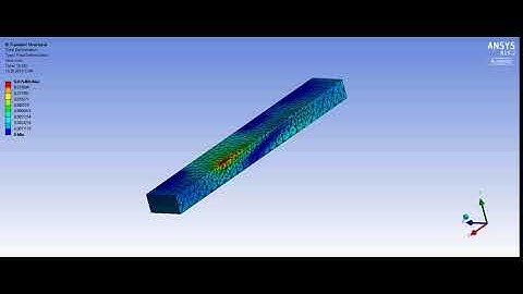 Deformation distribution of sample P1D1-BT - sliced geometry