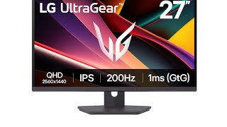 Lg Ultragear G6 27G610A-B 1440P Review