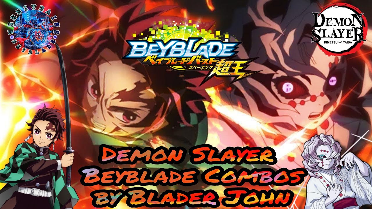 Demon Slayer Beyblade Combos Tanjiro Vs Rui Beyblade Burst