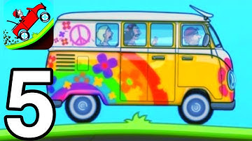 Hill Climb Racing - Gameplay Walkthrough Part 5 - Hippie Van (iOS, Android)#androidgameplay #gaming