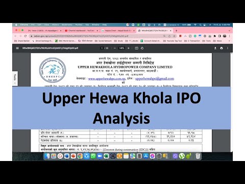 Upper Hewa Khola IPO analysis | Nepali Share Market News | Ram hari Nepal
