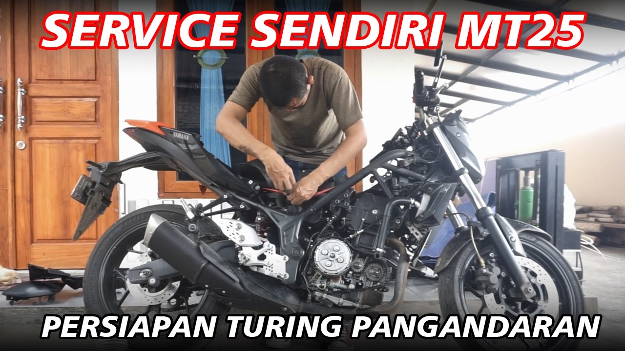 MT25 Servis persiapan Turing Batukaras, Pangandaran