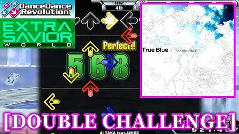 【DDR 2014】 True Blue / dj TAKA feat.AiMEE [DOUBLE CHALLENGE] 譜面確認+Clap